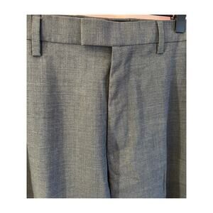 Banana Republic Men's Wool Dress Pants Charcoal Slim Fit 36 x 34 Marzotto Fabric